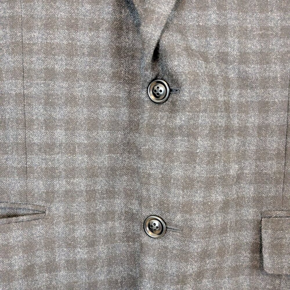 Ermenegildo Zegna Cashmere Sport Coat Plaid - Picture 8 of 15